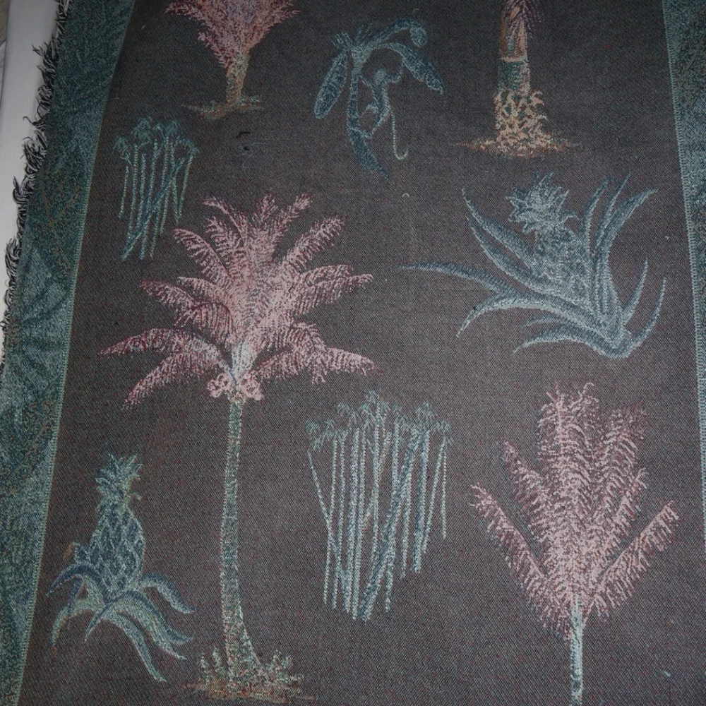 Palm Trees and Pineapples Tapestry‎ Throw